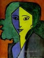 Porträt von Lydia Delectorskaya die Sekretärin des Künstlers abstrakter Fauvismus Henri Matisse